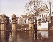 Lockwood de Forest One of the Twenty-four Ghats at Mathura Spain oil painting artist